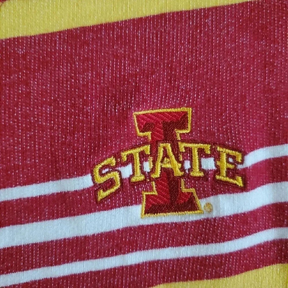 Women's UG APPAREL Tunic Iowa State Cyclones Red Yellow Logo SZ L Large Pockets - Picture 2 of 8